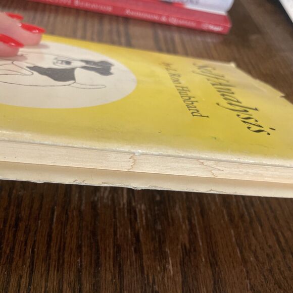 SELF ANALYSIS By L Ron Hubbard HC Dust Jacket (1975) VTG Scientolology yellow - Picture 15 of 15